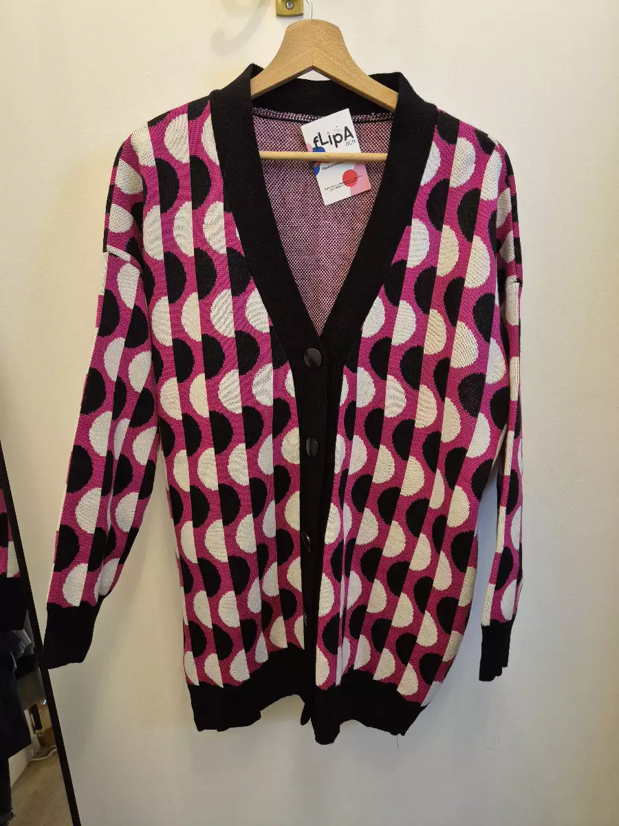 Cardigan long Géo