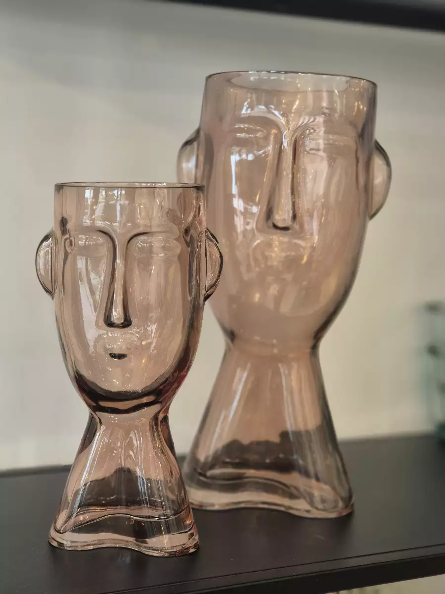 Vase visage petit modèle