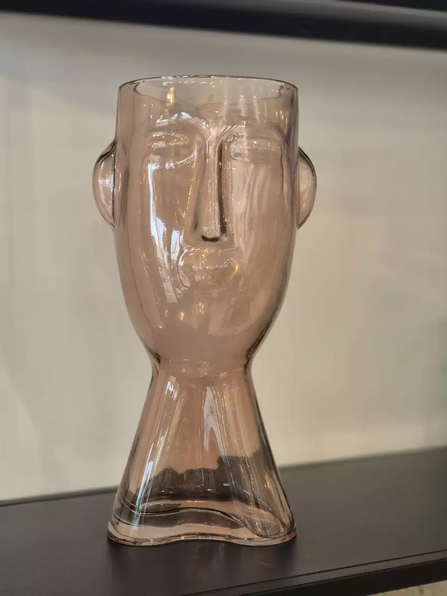 Vase visage grand modèle