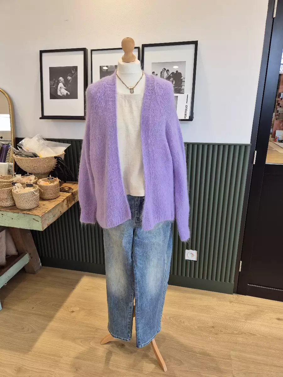 Gilet lilas