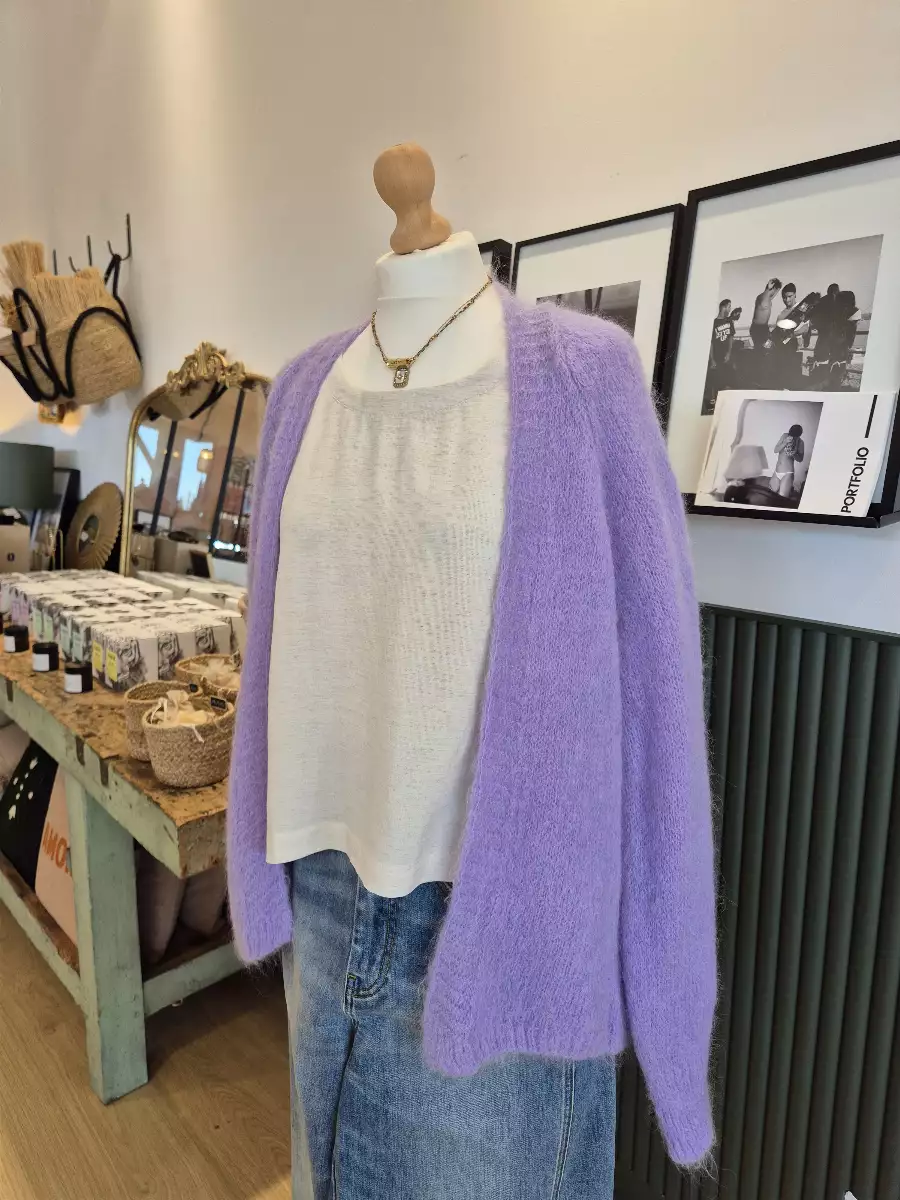 Gilet lilas