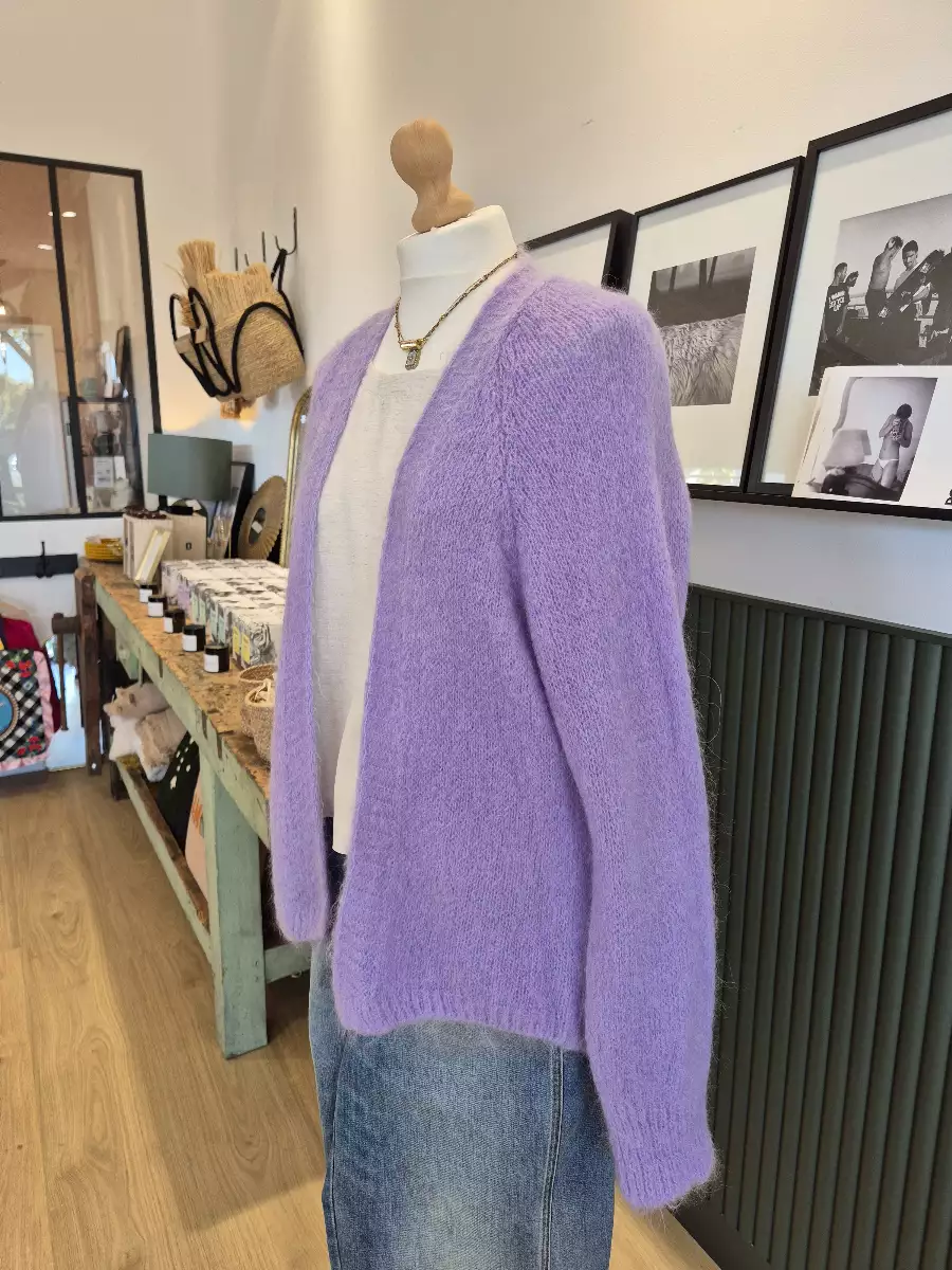 Gilet lilas