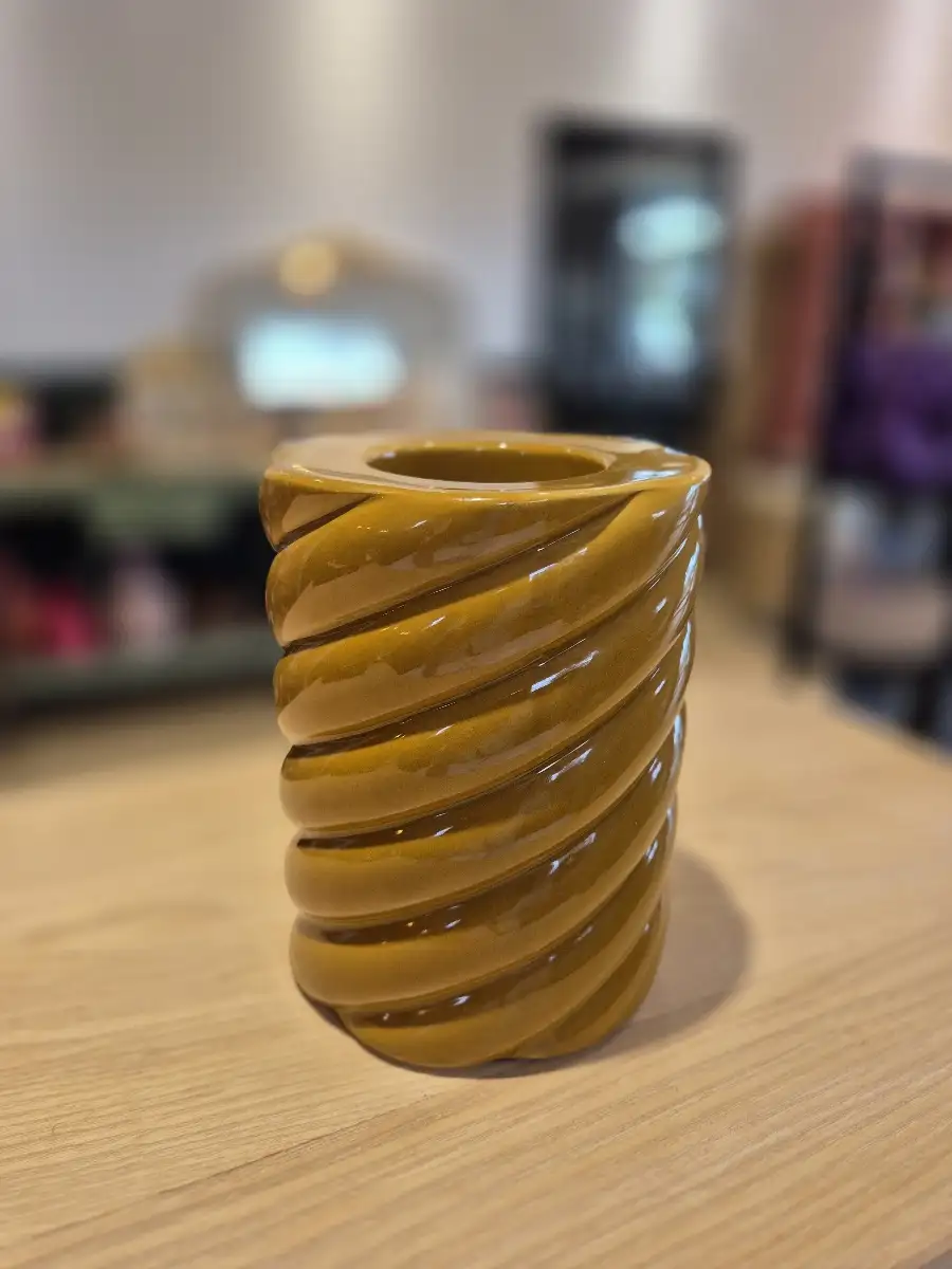 Lampe guimauve curry