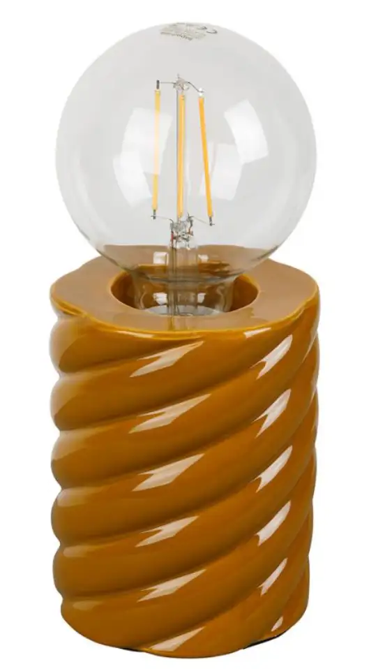 Lampe guimauve curry