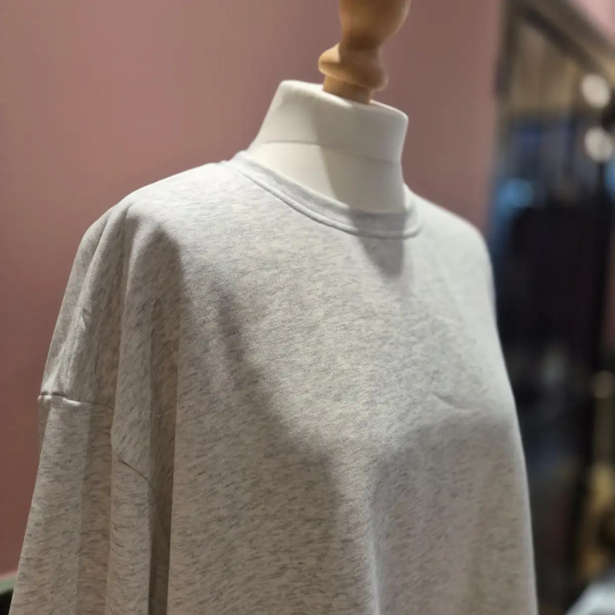 Tee shirt basique oversize gris